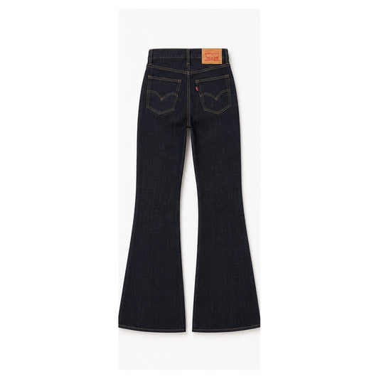 Levi's Ribcage Bell dark indigo size 26, back view