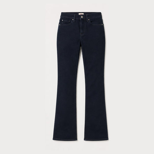 Levi's Ribcage Wide Leg mid blue size 27, front view