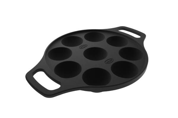 Ultra Cast Iron Paniyaram Tawa Black, additional product view 2