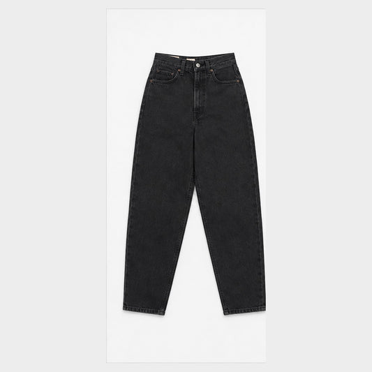 Levi's Wedgie Bootcut charcoal black size 26, front view