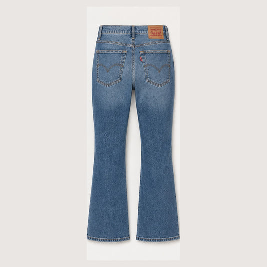 Levi's Ribcage Straight Selvedge dark blue size 27, back view