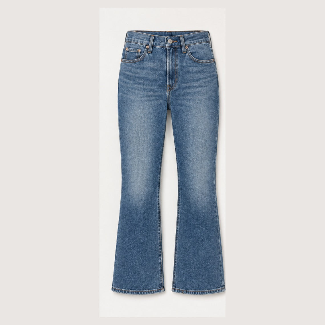 Levi's Ribcage Straight Selvedge dark blue size 27, front view