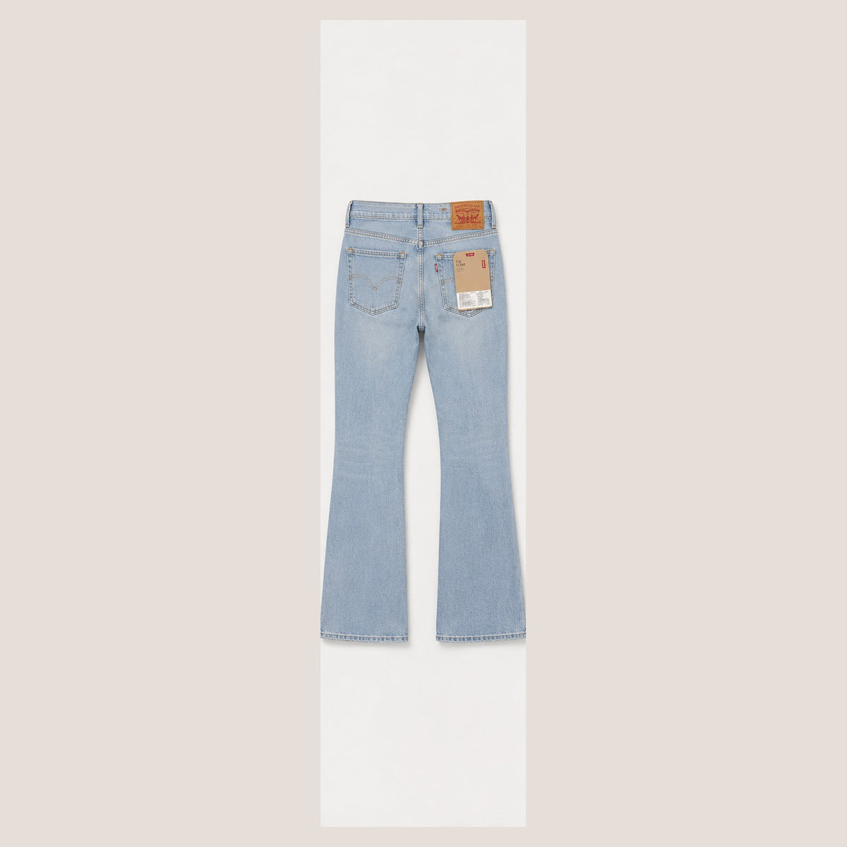 Levi's Wedgie Straight dark indigo size 27, back view