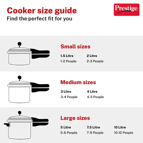 Prestige 3.5L Hard Anodised Pressure Cooker Black, additional product view 3