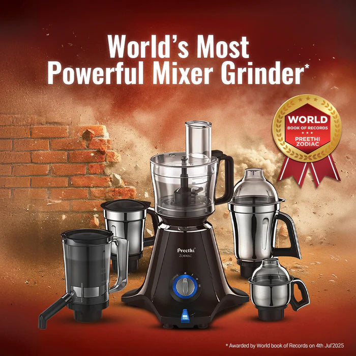 Preethi Zodiac Mixer Grinder 750W Black, additional product view 2