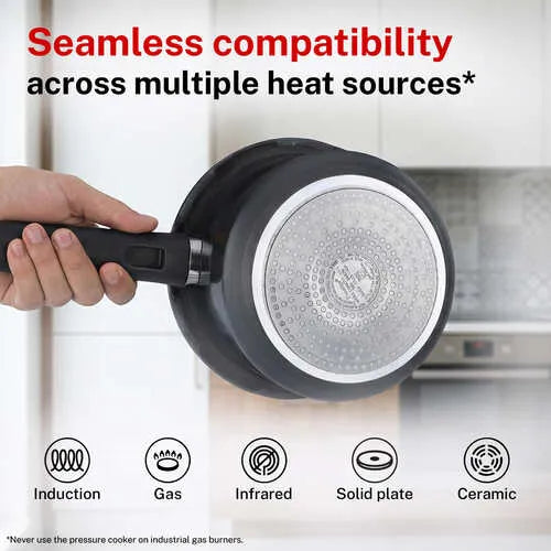 Prestige 5L Hard Anodised Pressure Cooker Black, additional product view 3