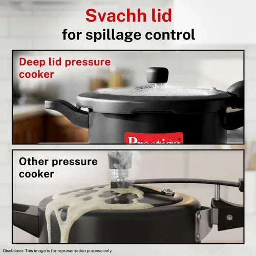 Prestige 3.5L Hard Anodised Pressure Cooker Black, additional product view 5