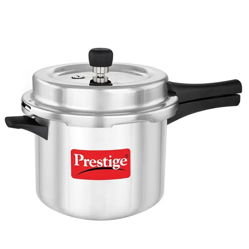 Prestige 5L Aluminium Pressure Cooker Silver