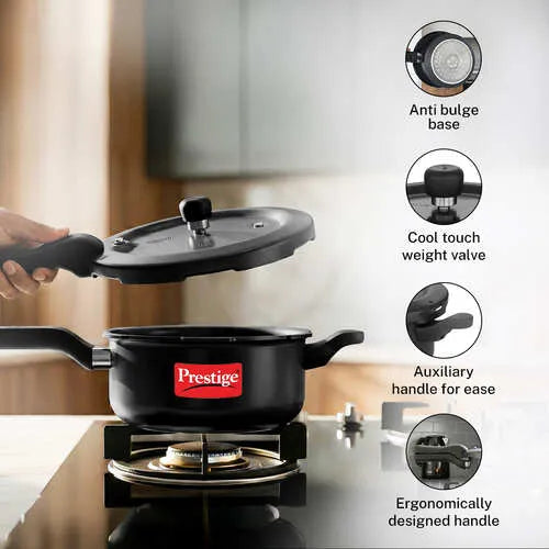 Prestige 5L Hard Anodised Pressure Cooker Black, additional product view 6