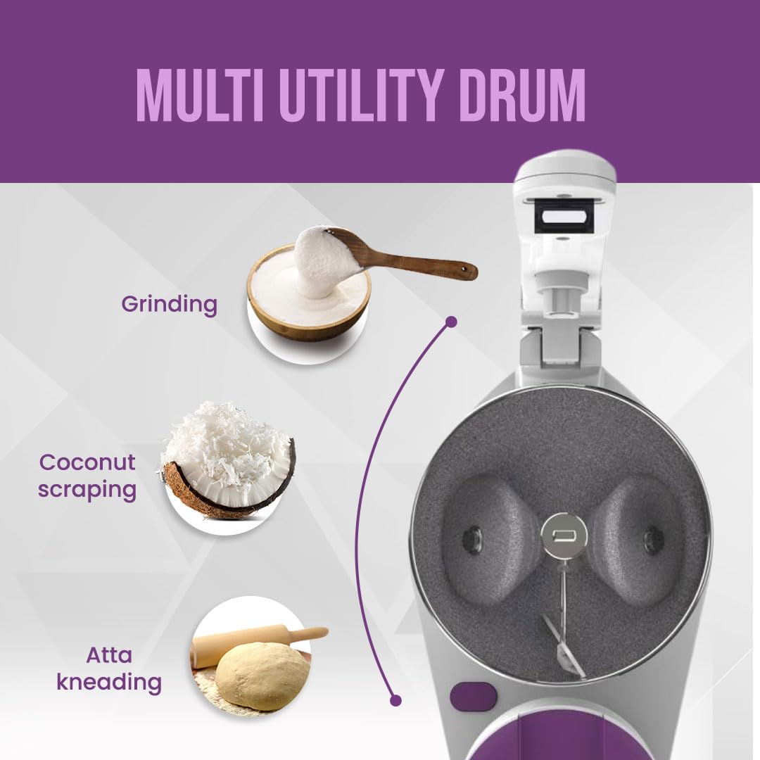 Ultra Grind+ Gold 2L Wet Grinder Fortune White, additional product view 4