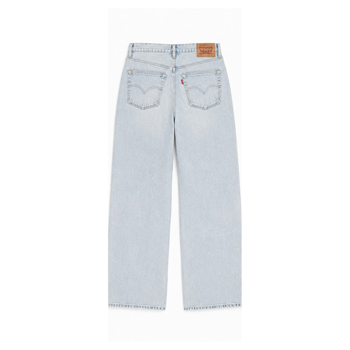 Levi's High Loose light blue acid wash size 32, back view