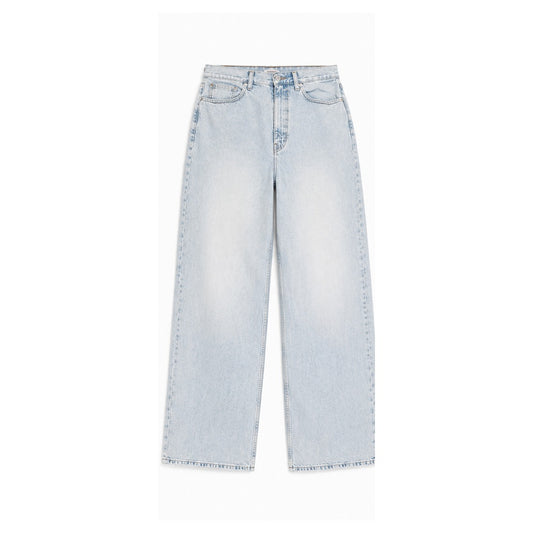 Levi's High Loose light blue acid wash size 32, front flat lay