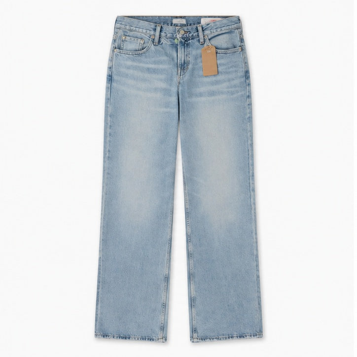 Levi's Low Loose Women's Jeans Light Blue Size 25 – front flat lay