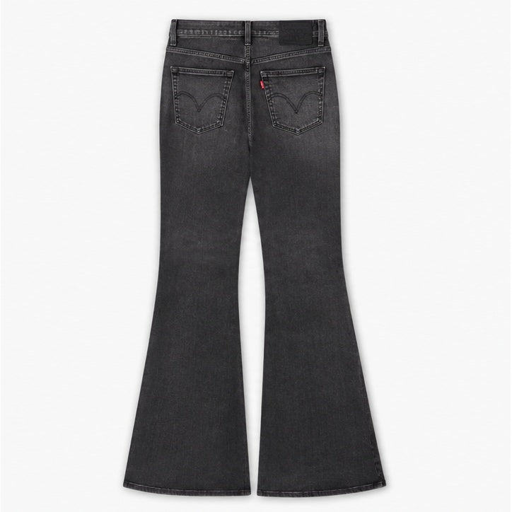 Levi's Ribcage Bells Tri-Lux Women's Jeans Black Size 32 – back view