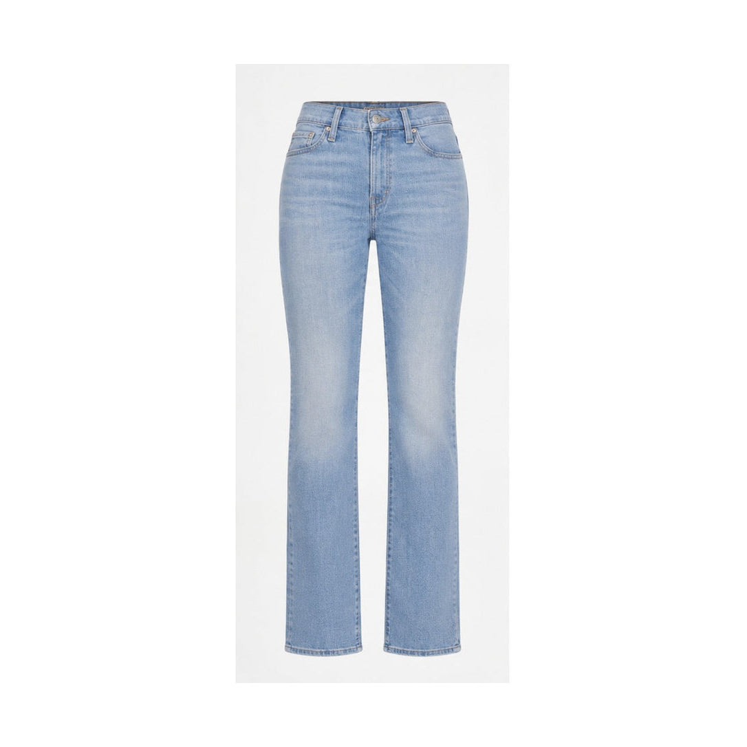 Levi's 724 High-Rise Slim Straight light blue size 29, front flat lay