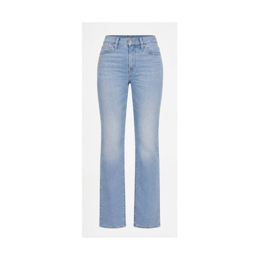 Levi's 724 High-Rise Slim Straight light blue size 29, front flat lay
