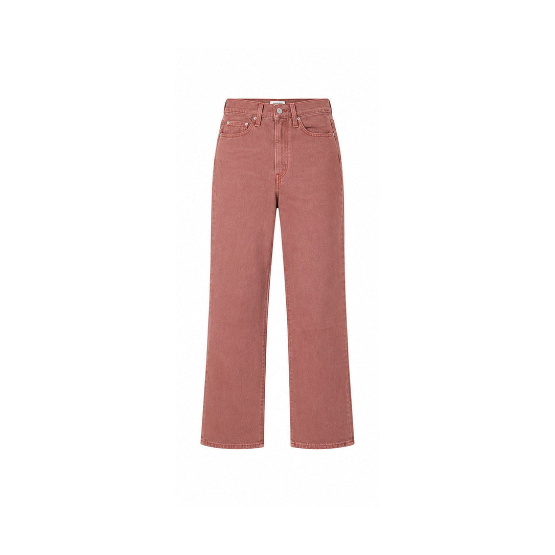 Levi's Ribcage Straight Ankle dusty rose size 25, front flat lay