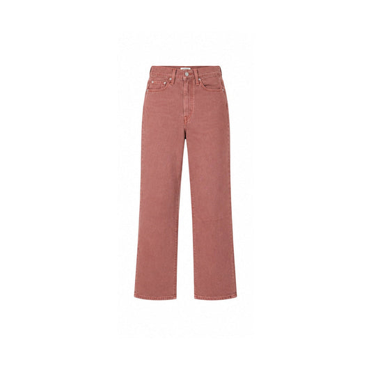 Levi's Ribcage Straight Ankle dusty rose size 25, front flat lay