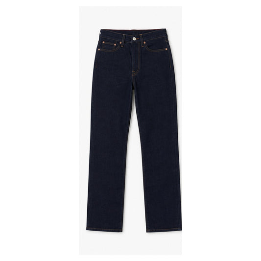 Levi's Wedgie Straight dark indigo size 28, front flat lay